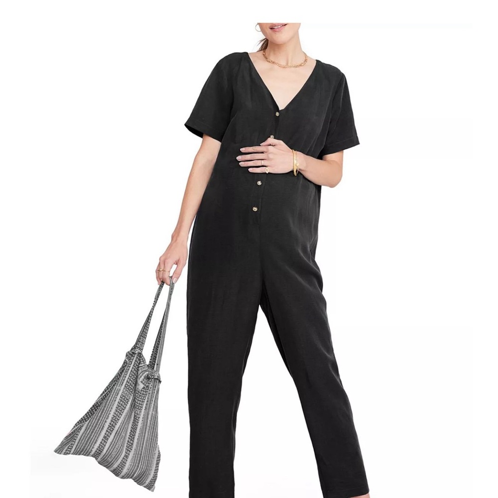 HATCH Noelle Maternity Nursing Friendly Jumpsuit - M
